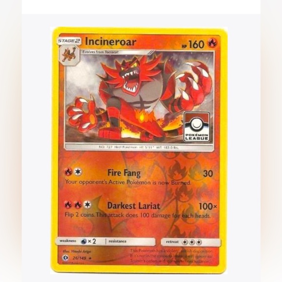 4 Different Pokémon Cards Reverse Foil with Pokémon League Sign - Picture 3 of 14